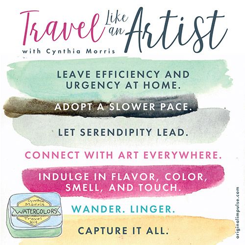 Travel With Your Inner Artist Leading The Way - Original Impulse | Quotes  About Photography, Artist, The Artist'S Way