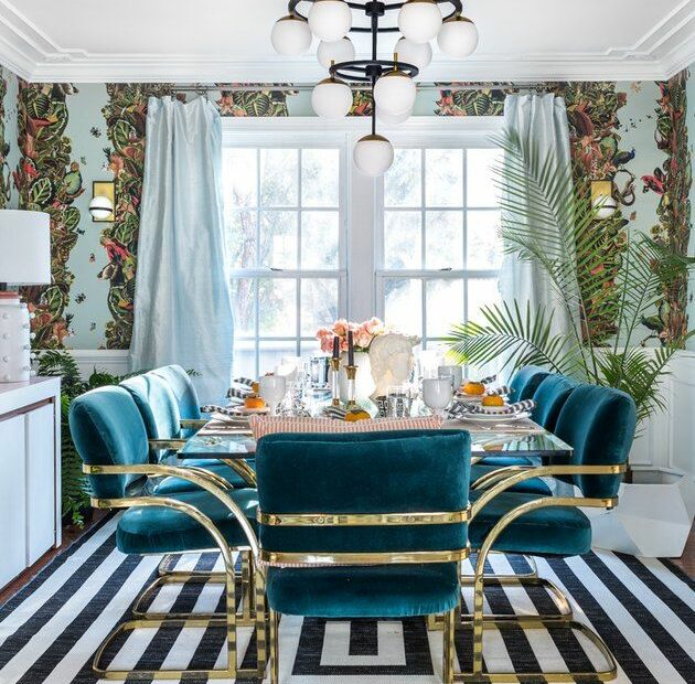 These Art Deco Dining Room Ideas Are For Fancy Dinner Parties Only | Hunker  | Chic Dining Room, Luxury Dining Room, Art Deco Dining Room