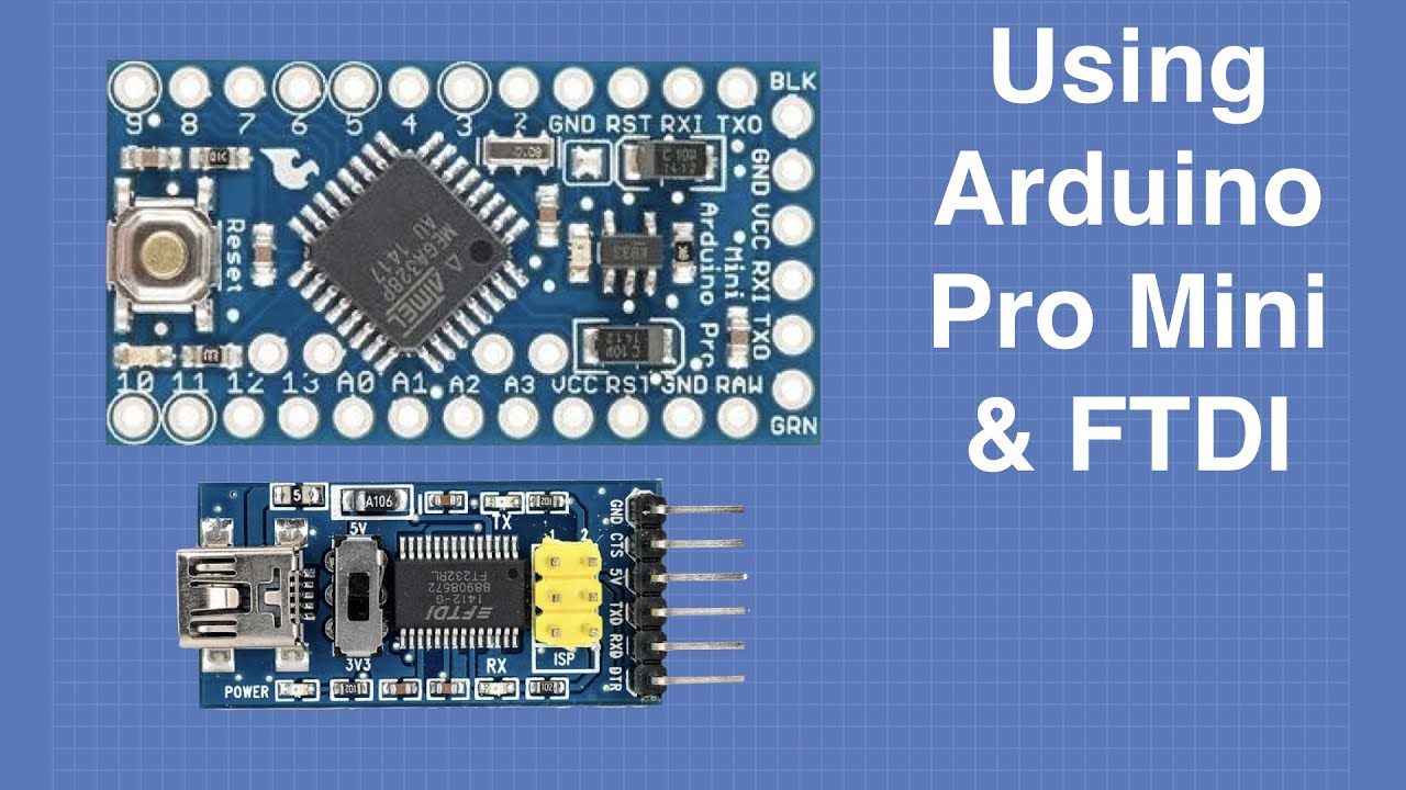 Using The Arduino Pro Mini & Ftdi - Youtube