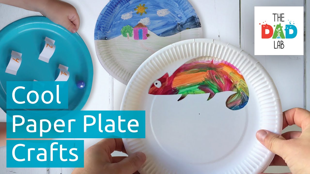 5 Amazing Paper Plate Art And Craft Ideas For Kids | Paper Plate Craft,  Puzzles And Games For Kids - Youtube