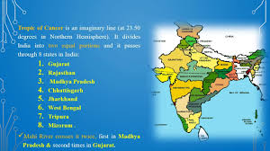 Madaan Maps - Map Of Indian States Through Which Tropic Of... | Facebook