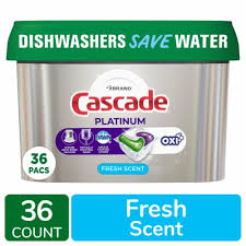 Cascade Platinum Plus Dish Detergent Actionpacs, Power Of Bleach, Mountain  Scent 21 Count, - Walmart.Com