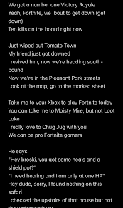 Chug Jug With You(Number 1 Victory Royale)- Leviathan Lyrics - Notability  Gallery