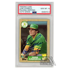 Jose Canseco Topps All-Star Rookie Card - 1987 Topps Baseball Card #620  (Oakland Athletics) Free Shipping At Amazon'S Sports Collectibles Store