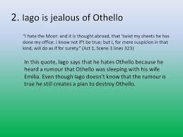 Why Does Iago Hate Othello Free Essay Example